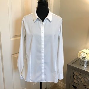Talbots Women’s White Button Down Shirt